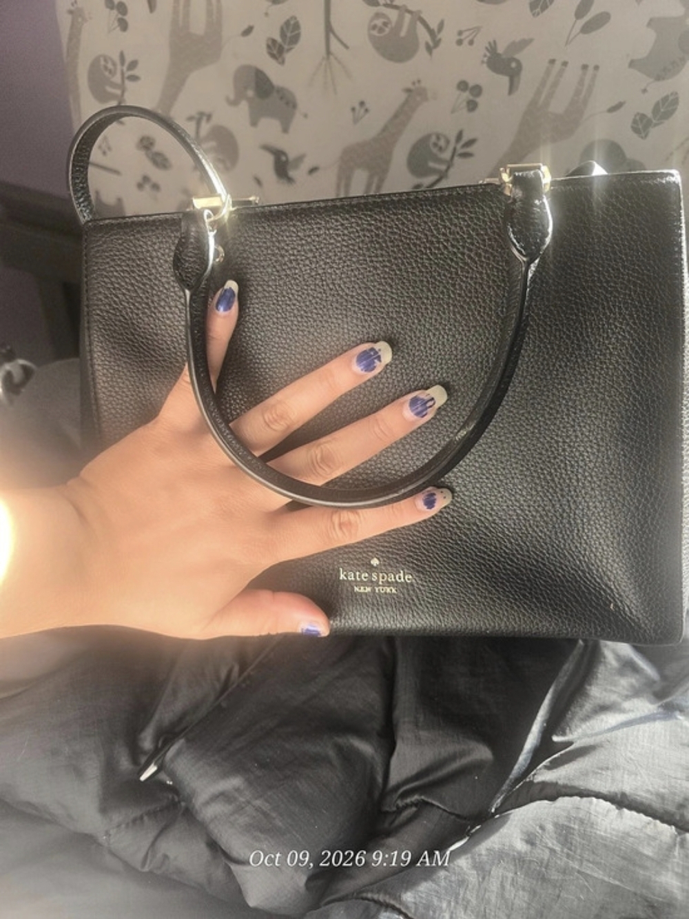kate spade new york Medium Triple Compartment Satchel Black